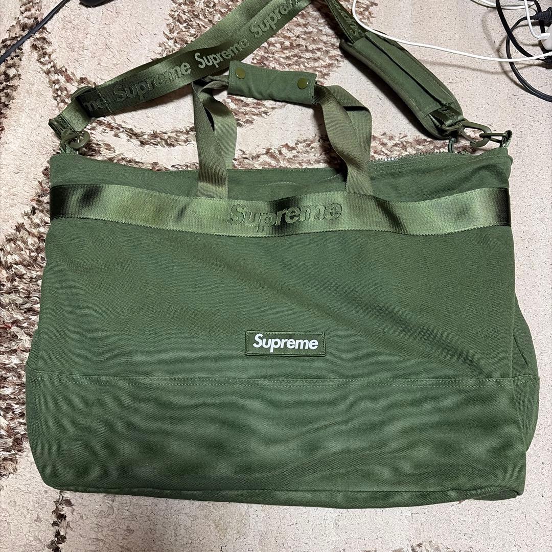 Supreme ショルダーバッグ カーキ　シュプリーム　2025ss トート