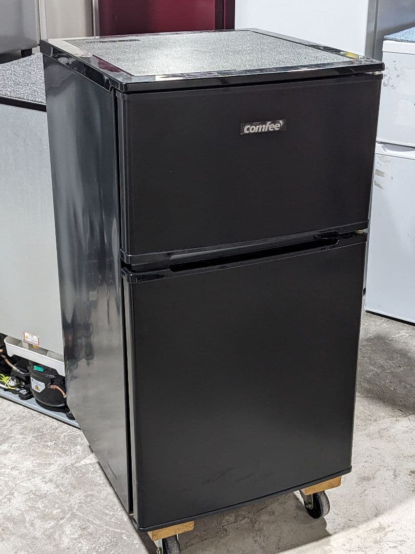 comfee ノンフロン冷凍冷蔵庫　90L　RCT90BL　2024年製