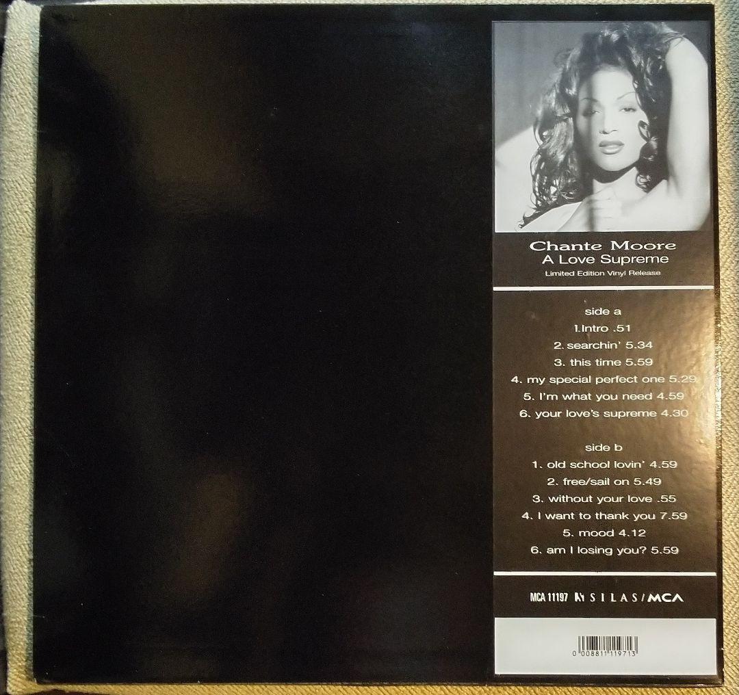 CHANTE MOORE「A LOVE SUPREME」LPレコード