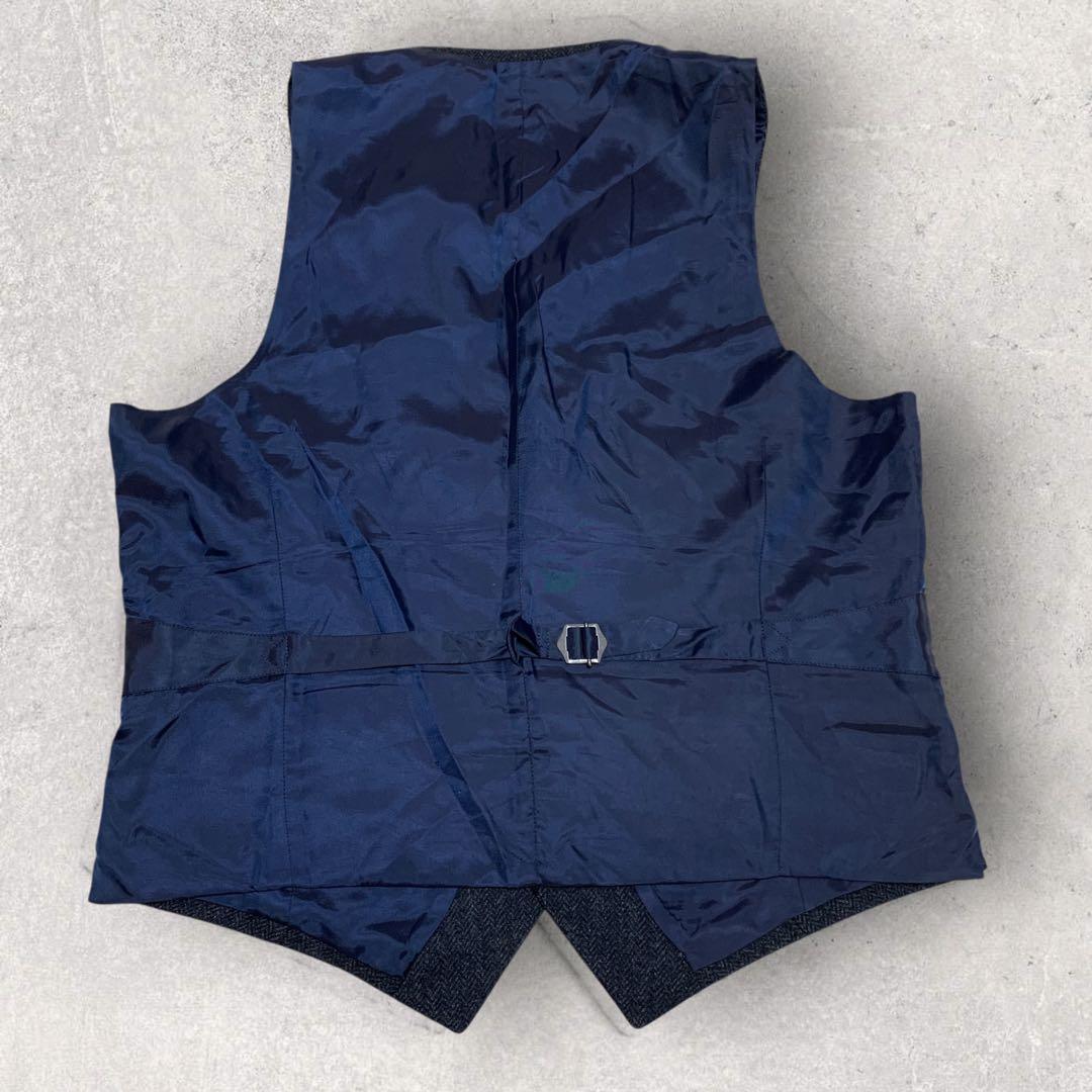 ブレイザーズバンク　３ピース　セットアップ　ムーン生地へリンボンツイード