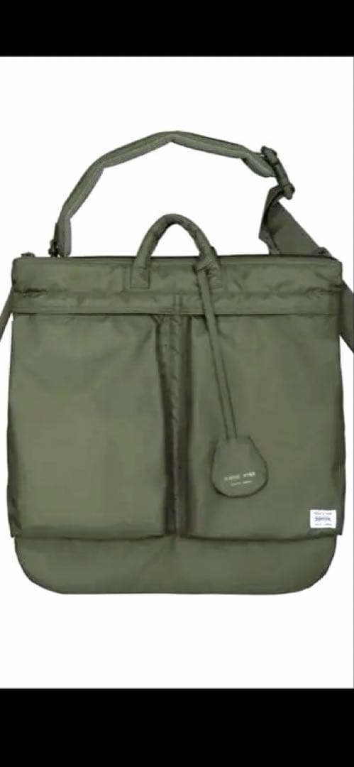 PORTER × HYKE HELMET BAG olive