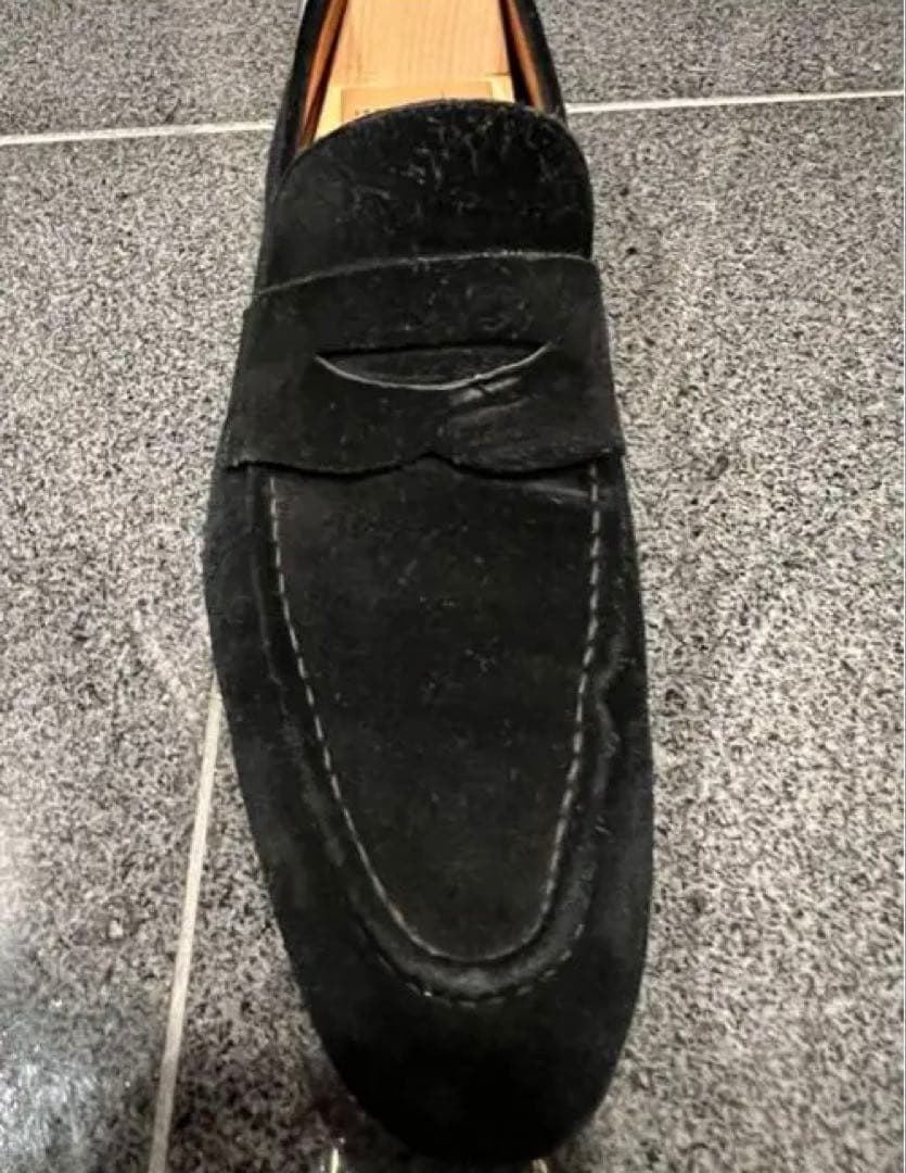 サントーニ　スエード モカシン シューズ　　26センチ　美品