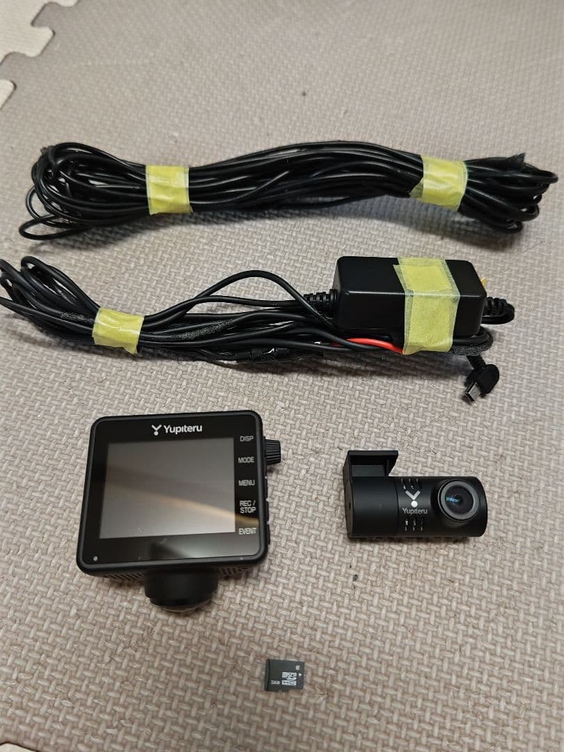 Yupiteru　ZQ-31R 360° ドライブレコーダー 、リアカメラ付き