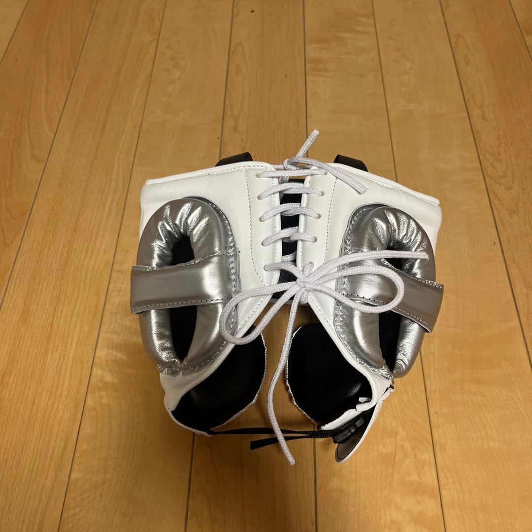 ウィニングヘッドギア　ホワイト&シルバー