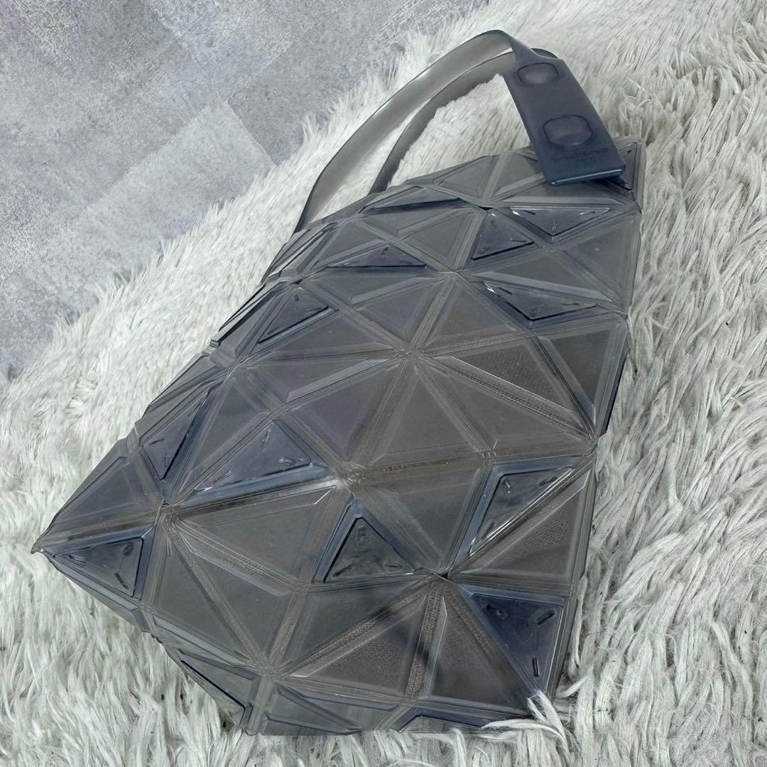 A4可 美品 バオバオイッセイミヤケ ポリプロピレン ハンドバッグ クリア