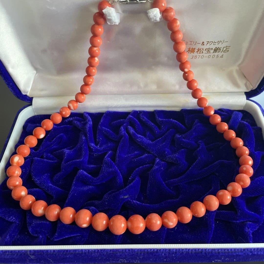 本珊瑚ネックレス サンゴ
