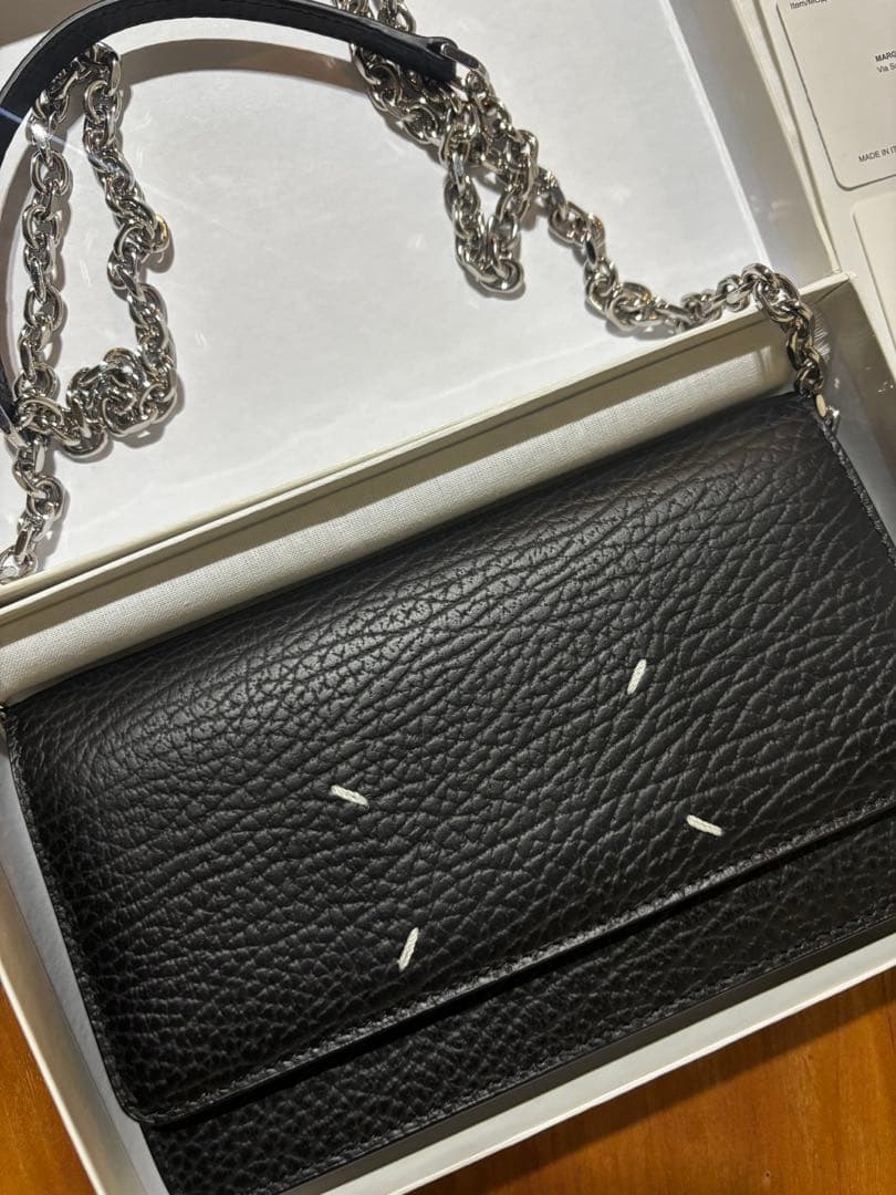 【美品】メゾンマルジェラ チェーンウォレット