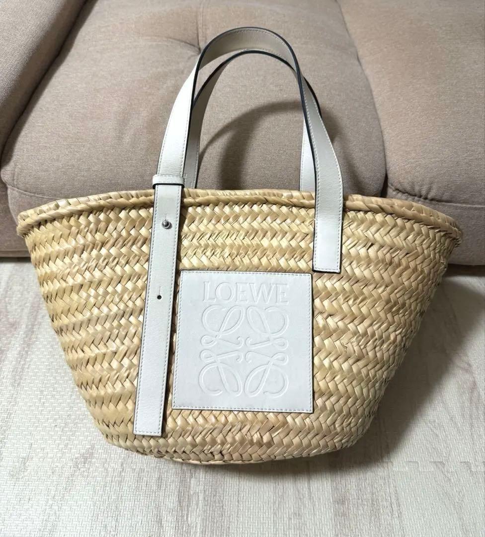 ラビちゃん　LOEWE ロエベ バスケットバッグ　カゴバック ミディアム