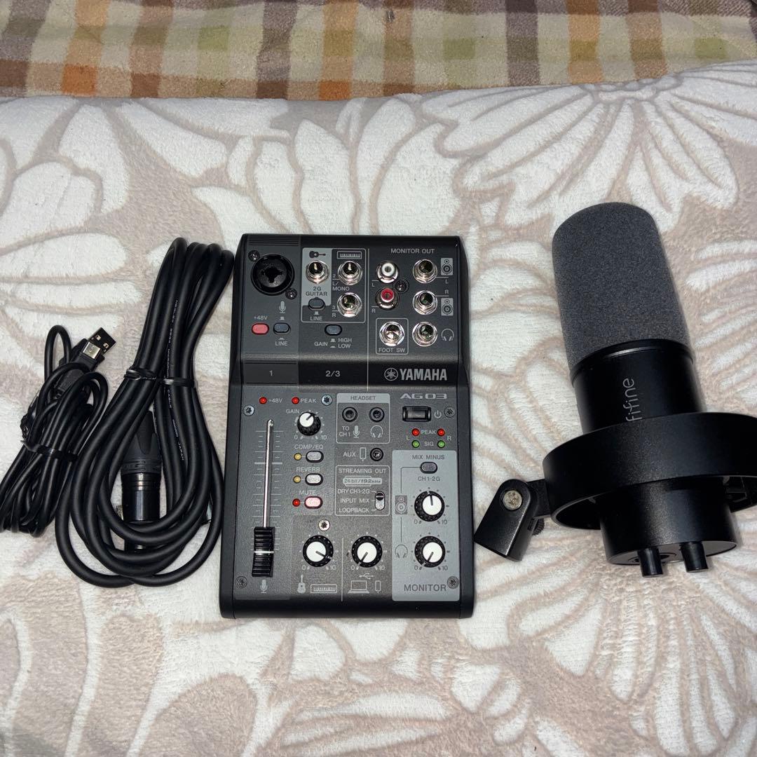 YAMAHA ヤマハ AG03MK2 マイク付き