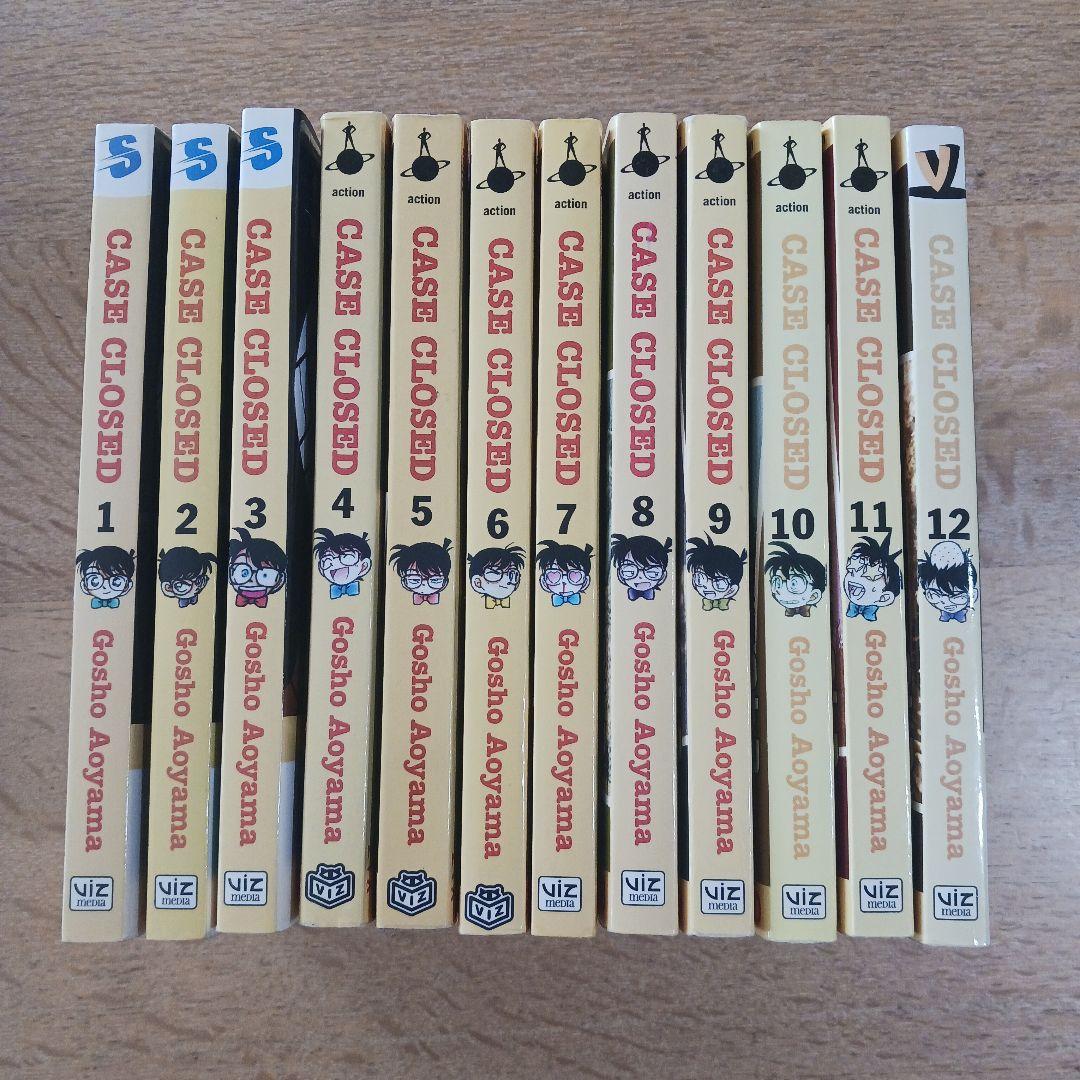 名探偵コナン 英語版 Vol.1-12 Case Closed