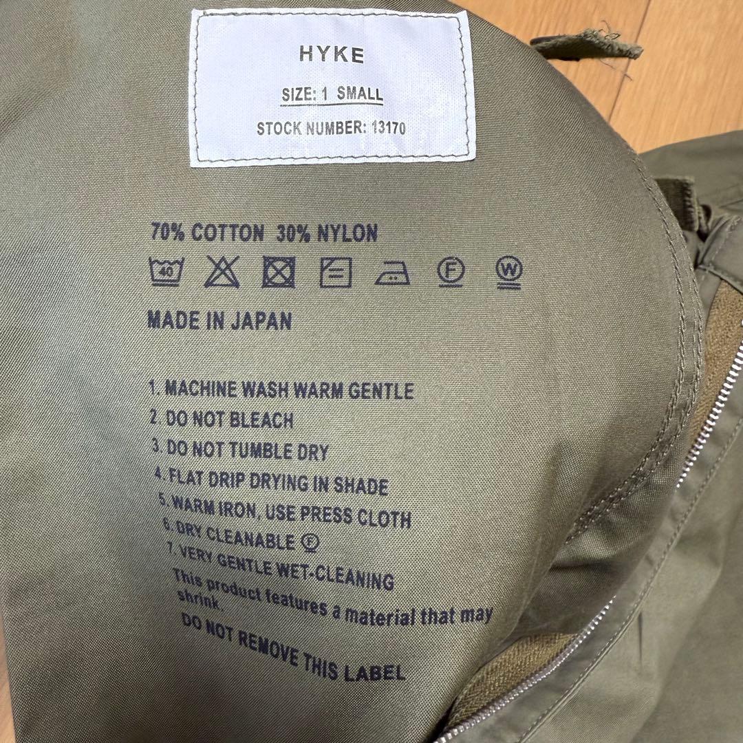 パンツ HYKE N/C TYPE M-51 SHELL PANTS