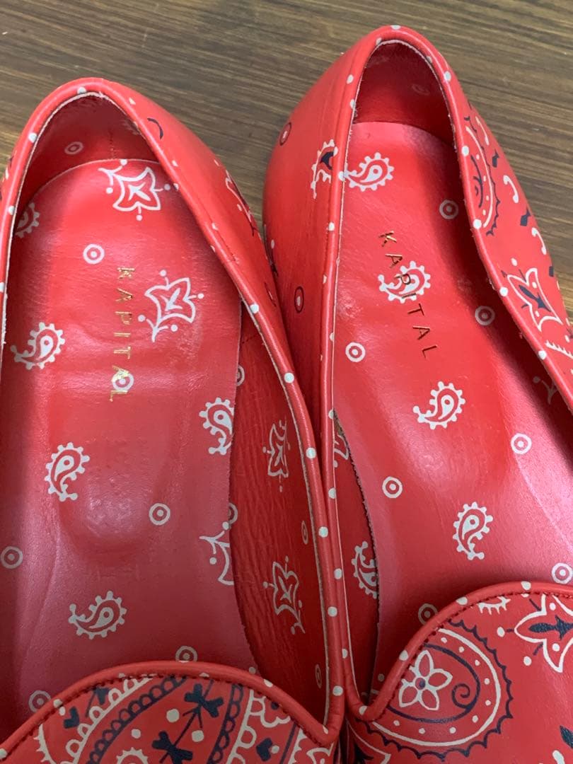 [WAPI SABI for KAPITAL] ペイズリー スリッポン 4