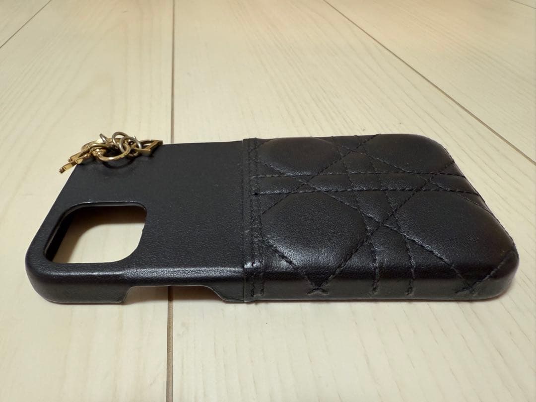 [専用papikoさん]Dior ブラック iPhoneケース チャーム付き