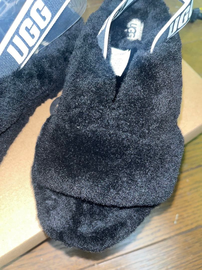 UGG 希少デザインFAB YEAH 1117935 ブラック 23cm 新品