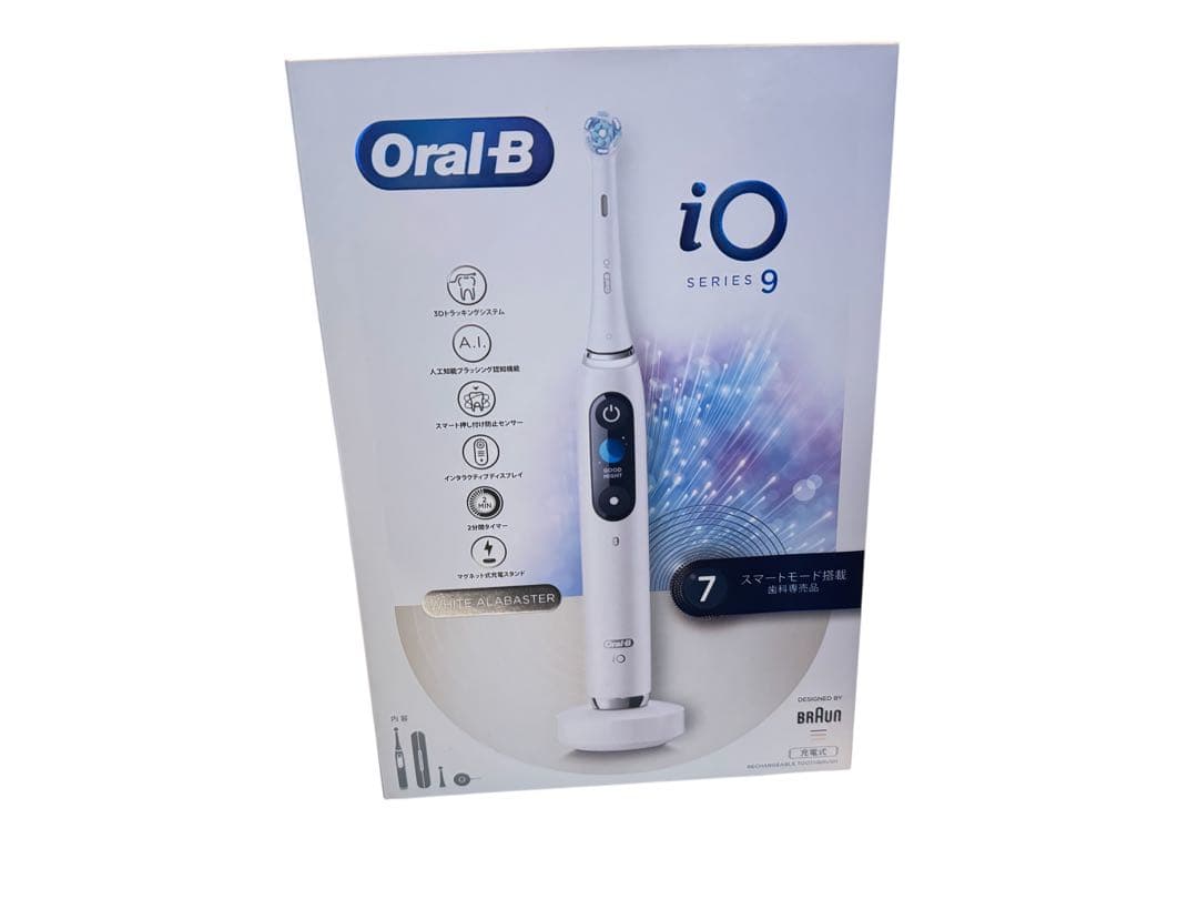 新品 ブラウン 電動ブラシ OralB オーラルB iO9 ホワイトアラバスター