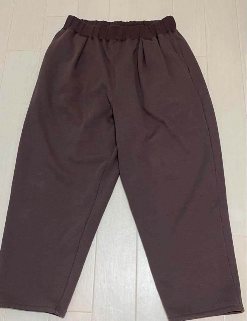 is-ness イズネス　スウェット　セットアップ 裏起毛　ブラウン　ML