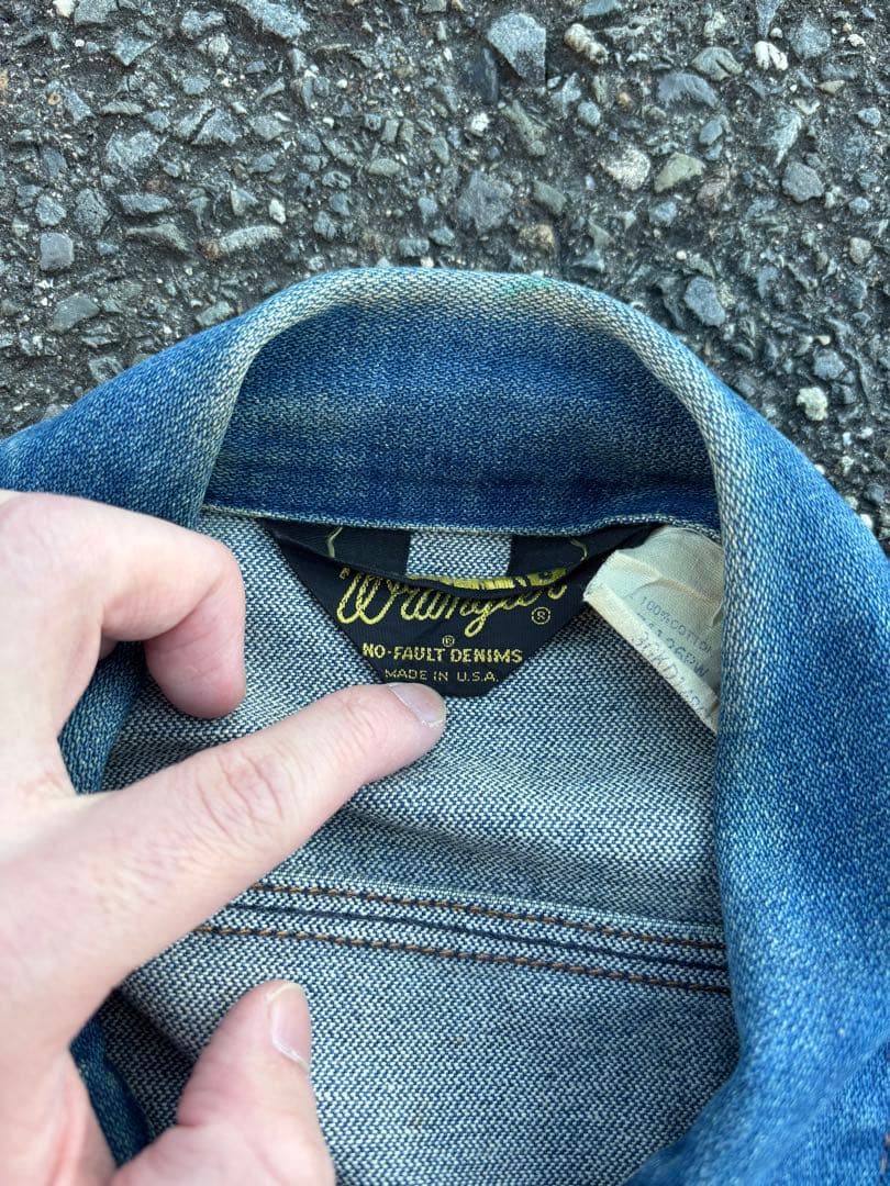 Wrangler vintageデニムジャケット　SIZE 42