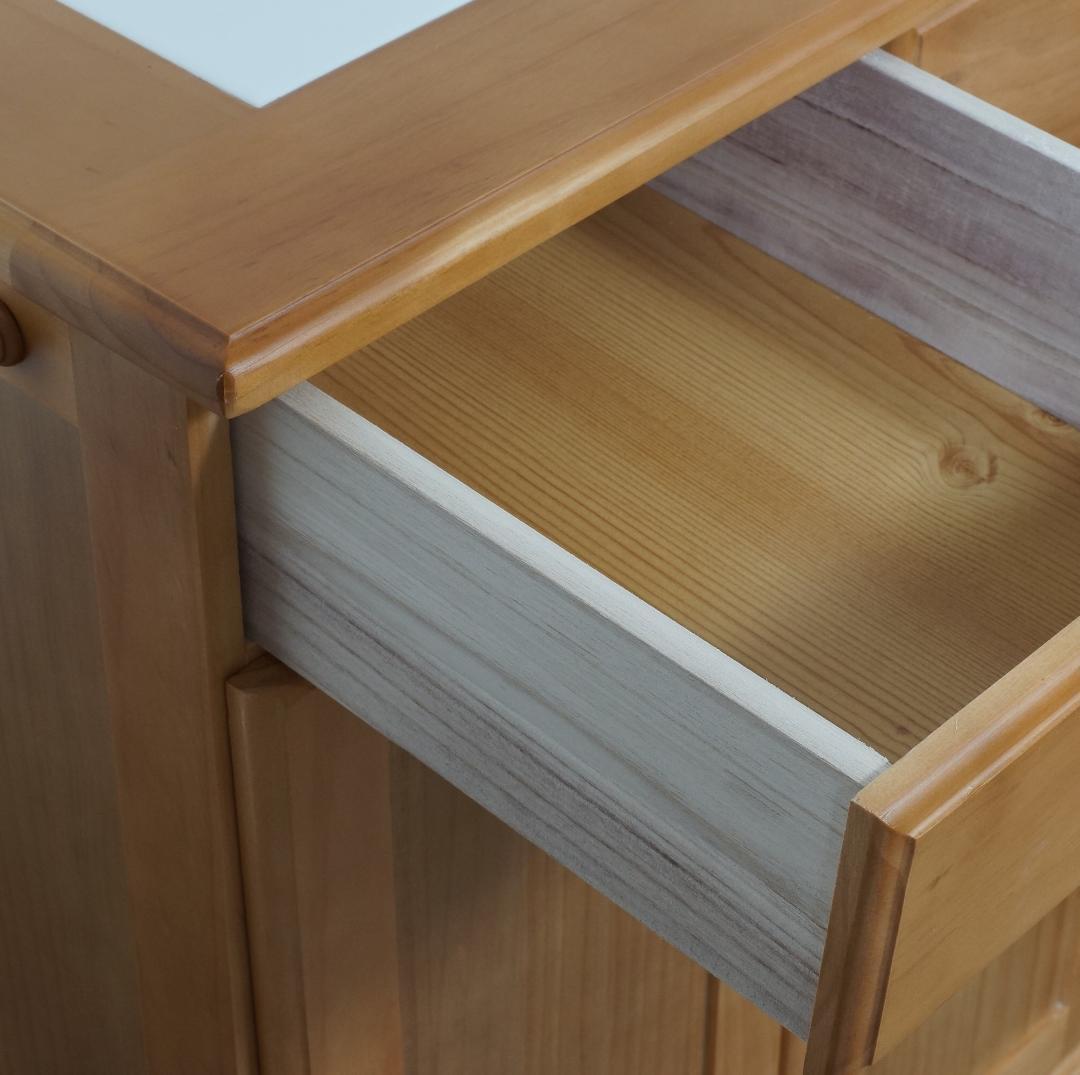 訳あり　　食器棚　天板タイル　ダストボックス　ゴミ箱 25L×2