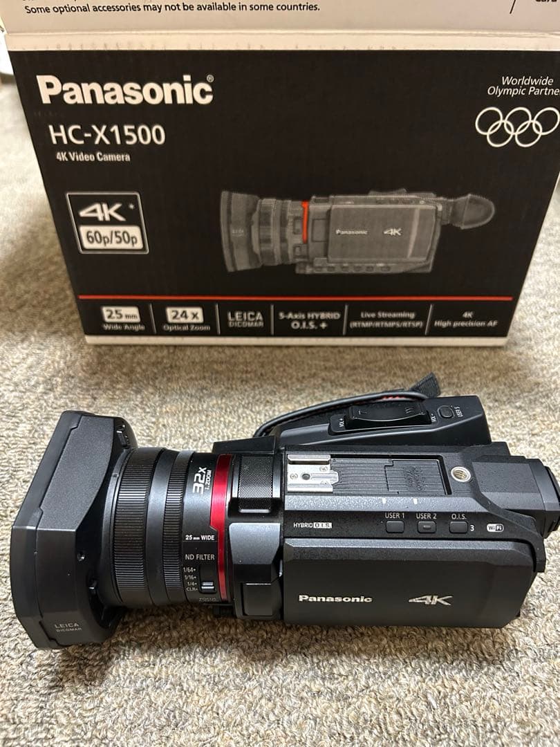 パナソニック 4K ビデオカメラ HC-X1500