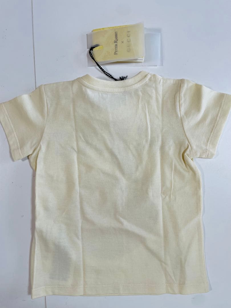 GUCCI PETER RABBIT コラボ Tシャツ クリーム色