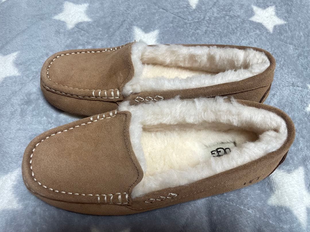 UGG モカシン 靴 チェスナット