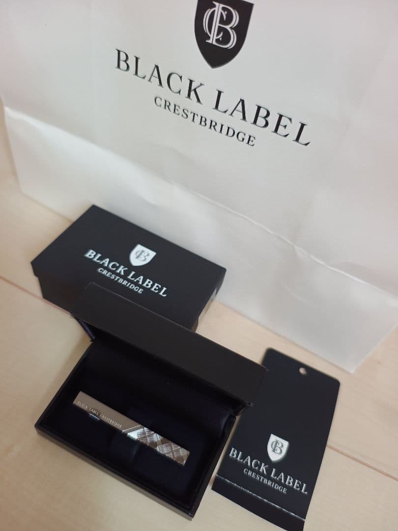 【新品タグ付き】ブラックレーベル クレストブリッジ　ネクタイピン　タイバー