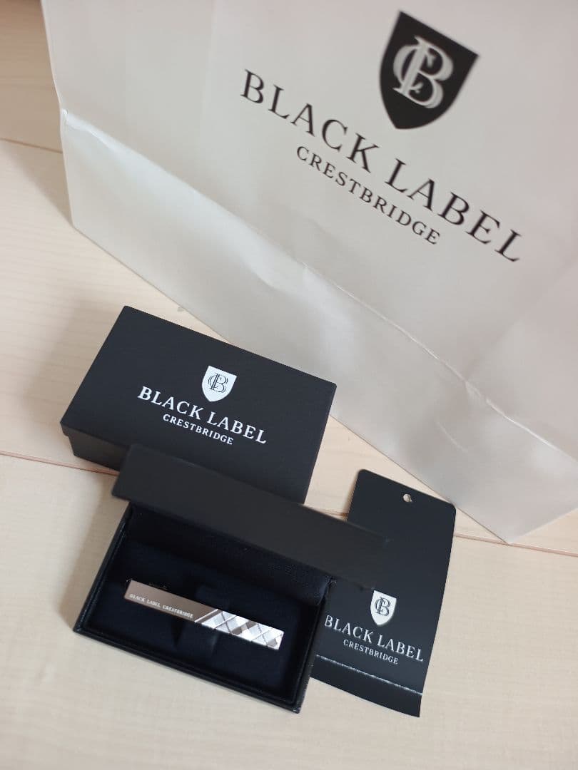 【新品タグ付き】ブラックレーベル クレストブリッジ　ネクタイピン　タイバー