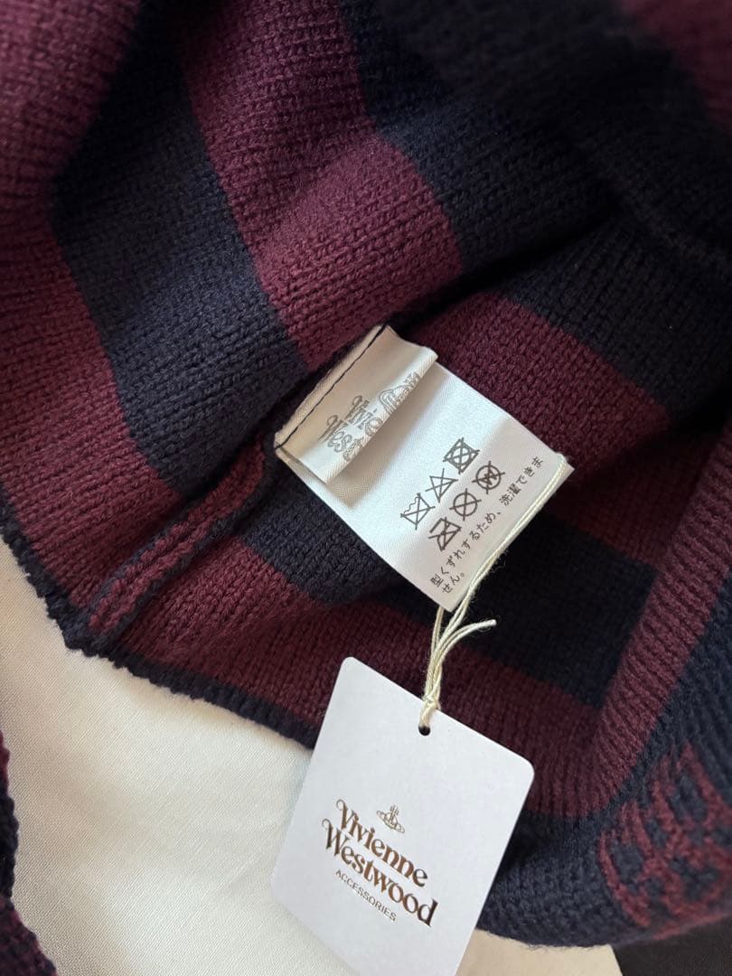 Vivienne Westwood ニット帽 ストライプ