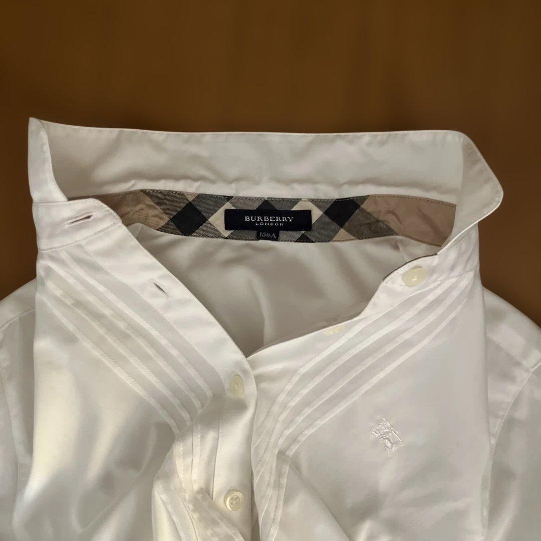 BURBERRY 中受　女児　ネイビー スーツ・ブレザー ・ブラウスセット