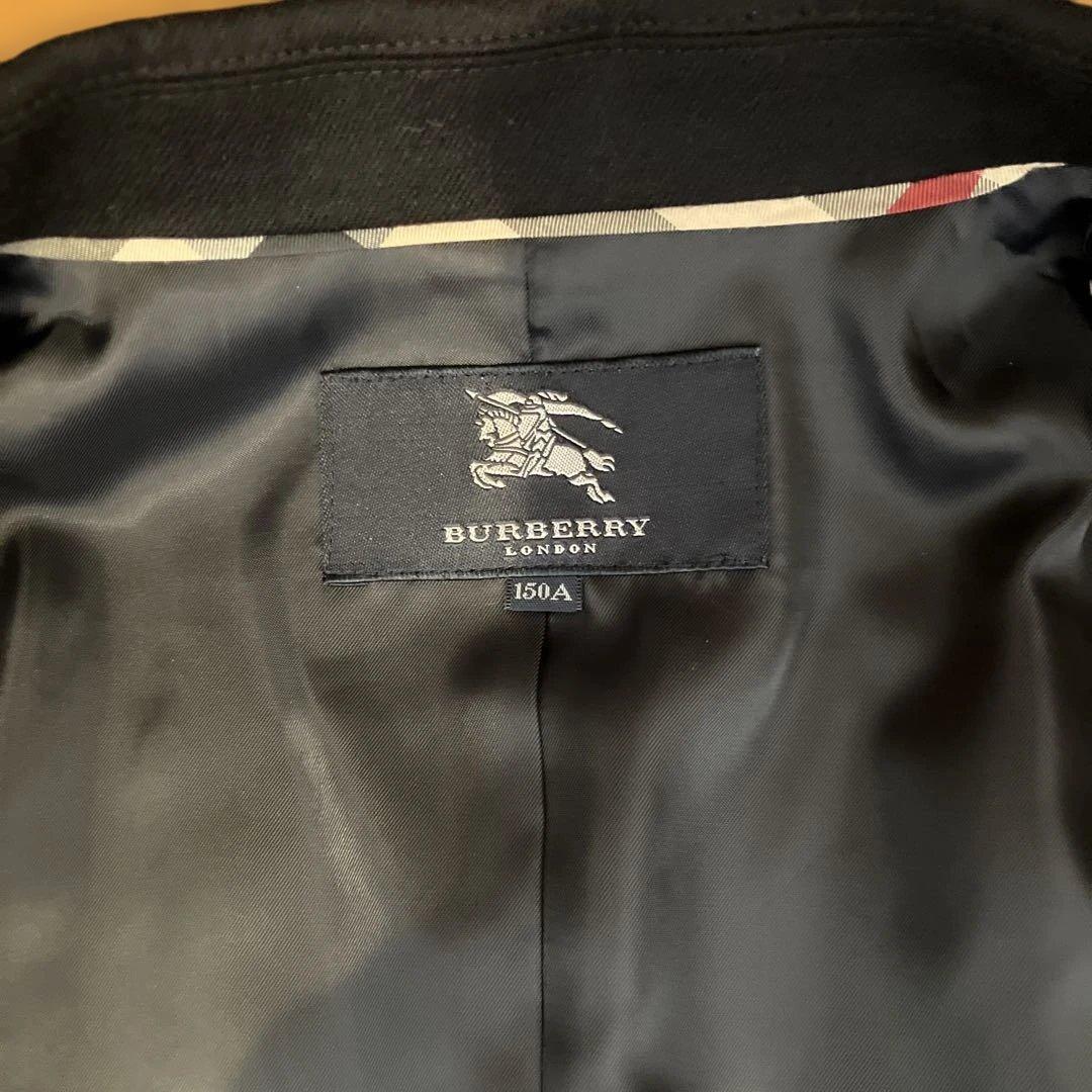 BURBERRY 中受　女児　ネイビー スーツ・ブレザー ・ブラウスセット