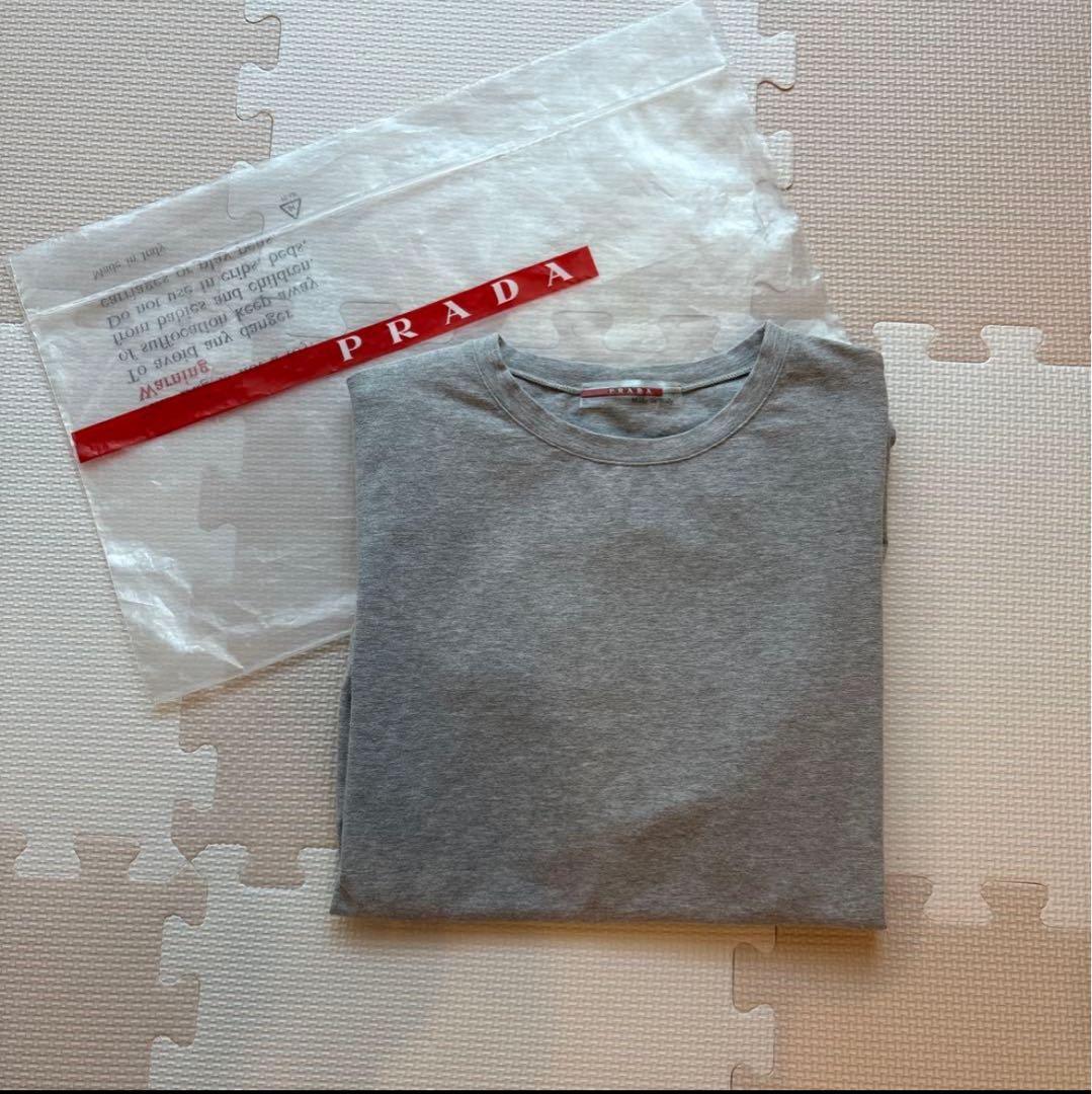 PRADA SPORT グレー 長袖 Tシャツ