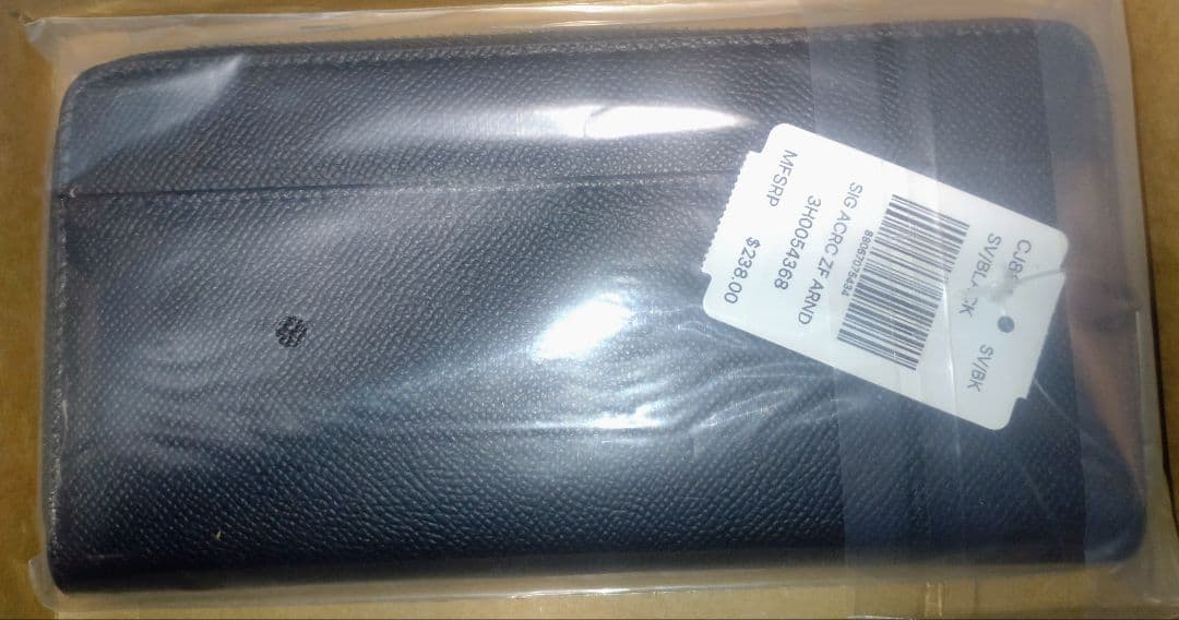 COACH CJ884 ブラック メンズ レディース 長財布