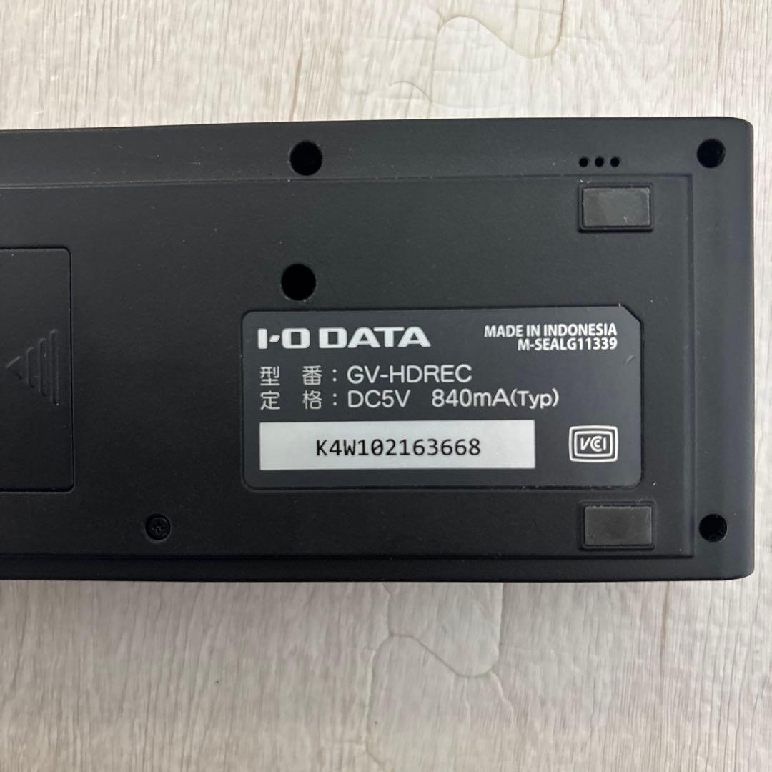 【キャプチャーボード】IO DATA GV-HDREC HDMI・USBメモリ付