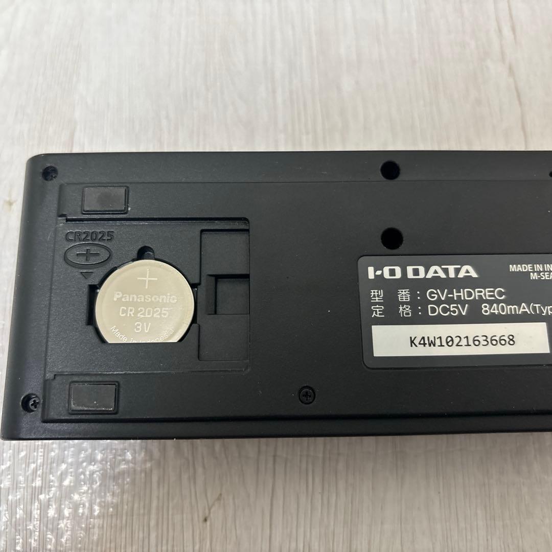 【キャプチャーボード】IO DATA GV-HDREC HDMI・USBメモリ付