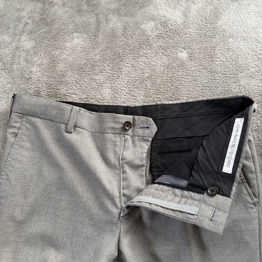 ジョンローレンスサリバン スーツセットアップ ウール100% グレー 34 36