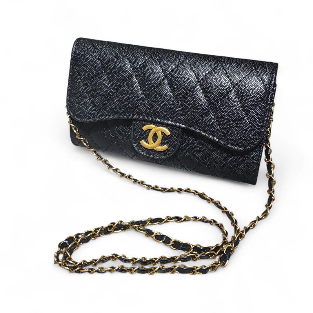 ま*☆様 CHANEL　ウォレットチェーン　キルティング　長財布　ノベルティ