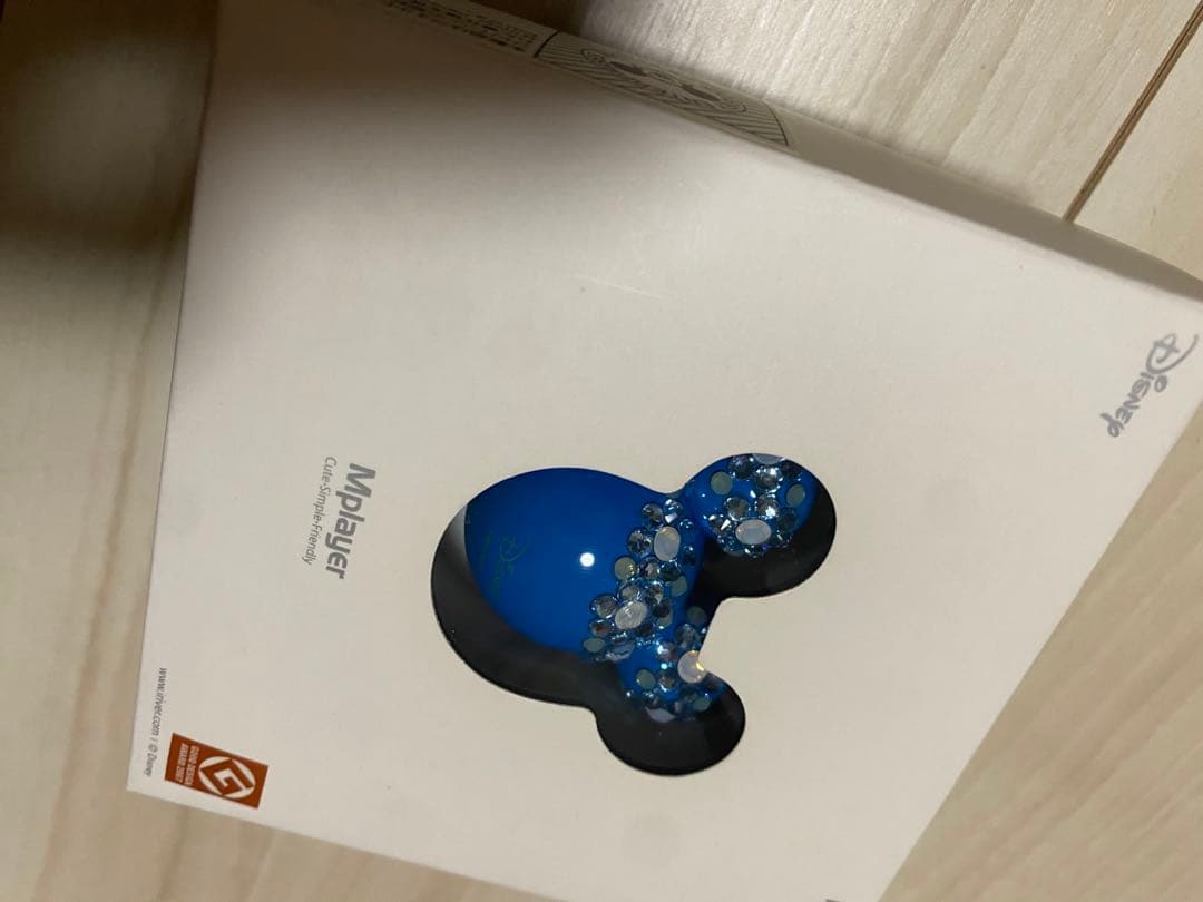 d*3様 希少カラー　ディズニー正規ミッキー型クリスタルオーディオプレーヤー　テ