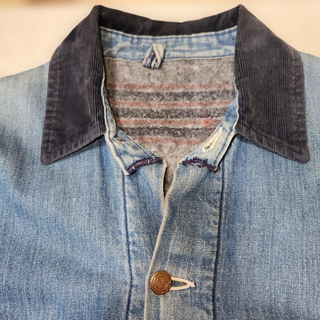 Wranglerラングラー70sデニム カバーオール 裏ライナーBIG BEN