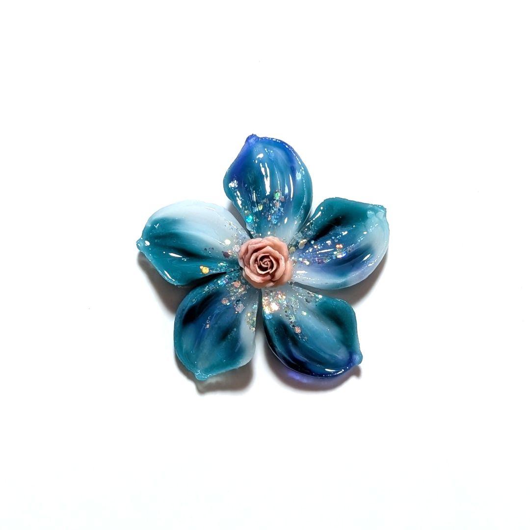 ☆レジンヘアゴム ブローチ☆♡No.771♡