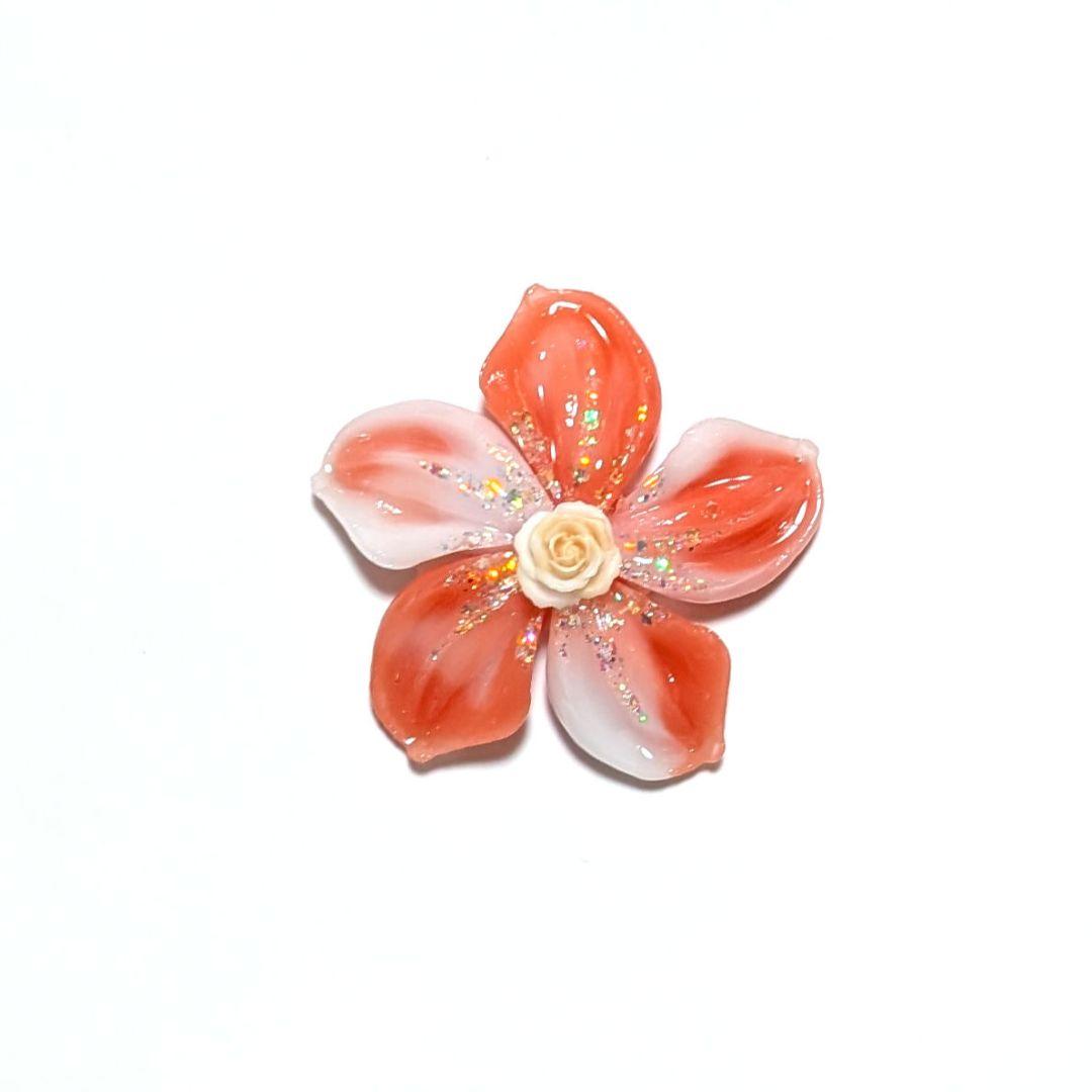 ☆レジンヘアゴム ブローチ☆♡No.771♡