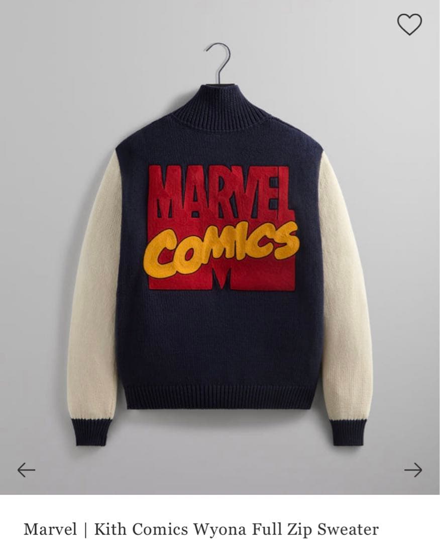トップス kith marvel Comics Wyona FullZip Sweater