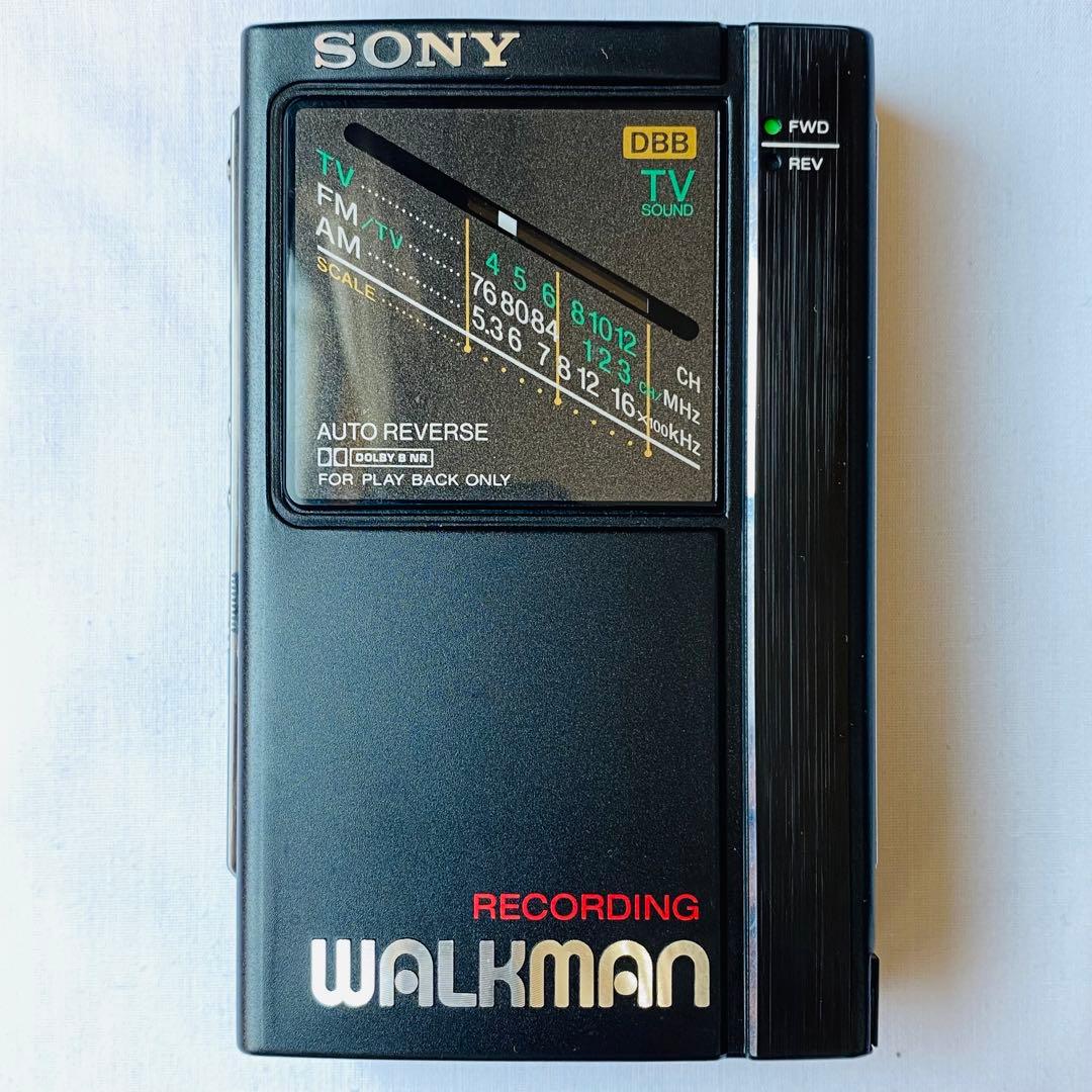 整備品 SONY WALKMAN FM/AM カセットプレーヤー WM-F404