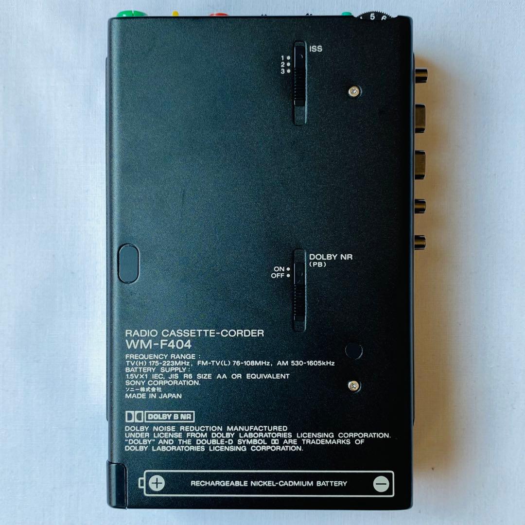 整備品 SONY WALKMAN FM/AM カセットプレーヤー WM-F404