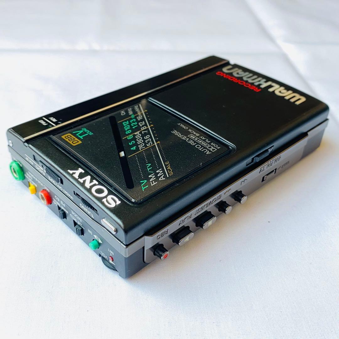 整備品 SONY WALKMAN FM/AM カセットプレーヤー WM-F404