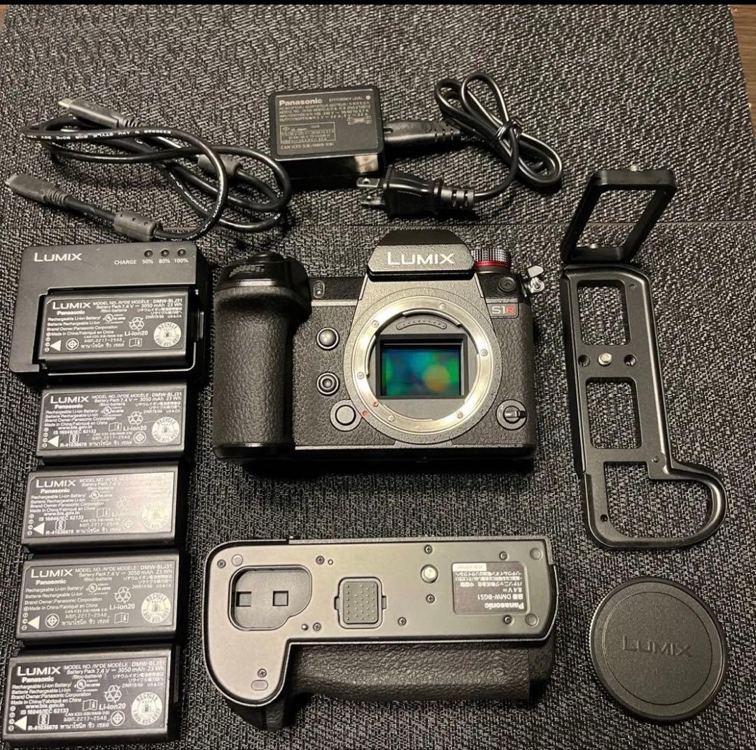 LUMIX S1R バッテリー5個　バッテリーグリップ他【1月中】