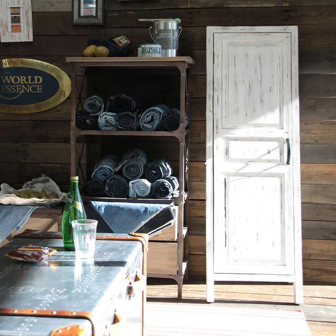 ✨人気✨ヴィンテージ風　トーレ　ドアミラー　　姿見　スタンドミラー　オイル仕上げ