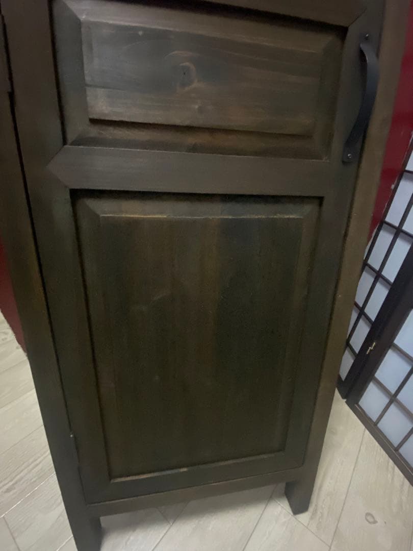 ✨人気✨ヴィンテージ風　トーレ　ドアミラー　　姿見　スタンドミラー　オイル仕上げ