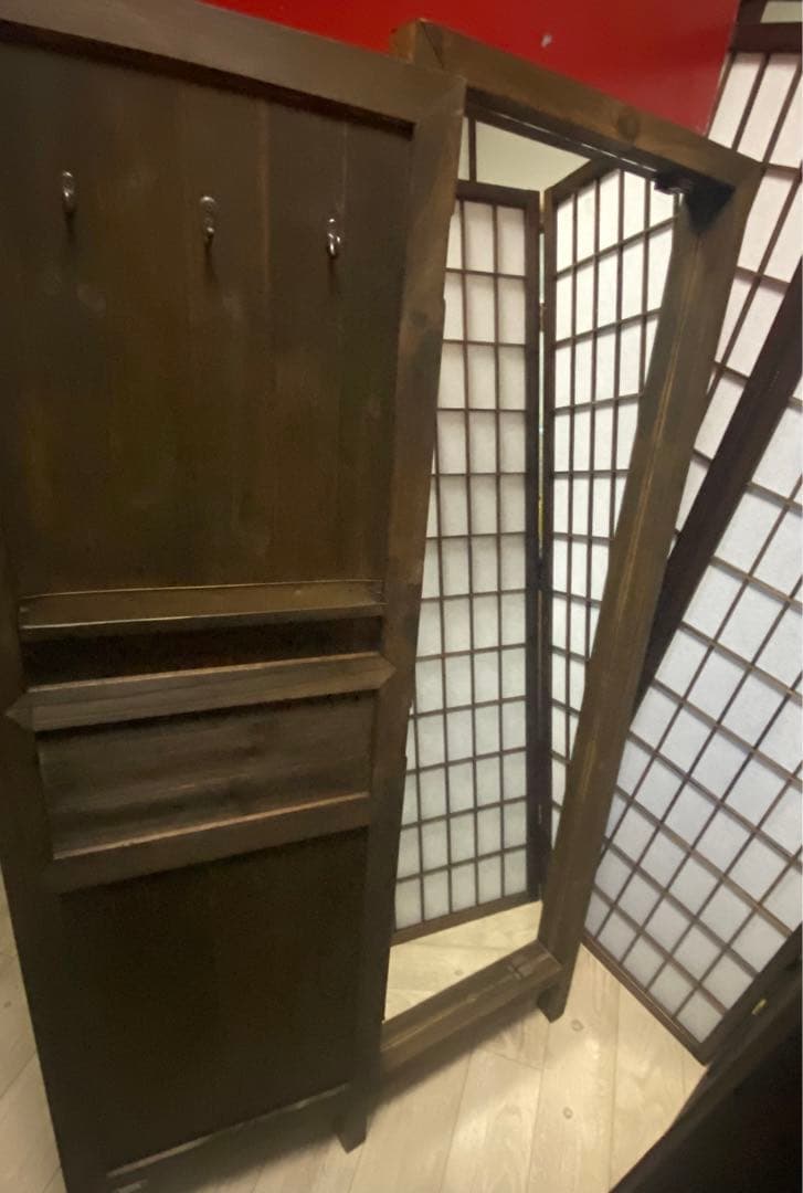 ✨人気✨ヴィンテージ風　トーレ　ドアミラー　　姿見　スタンドミラー　オイル仕上げ