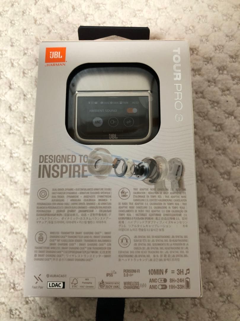 新品未開封　JBL TOUR PRO 3 ワイヤレスイヤホン　ラテ