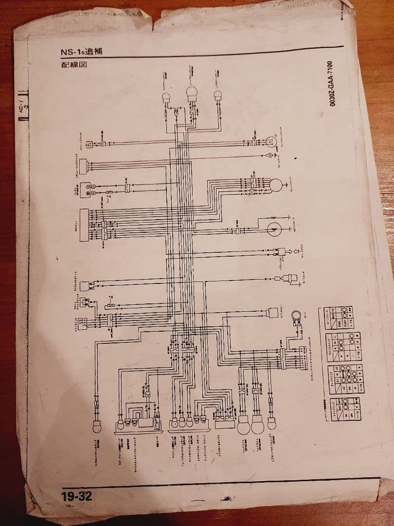 ホンダ NS-1 サービスマニュアル